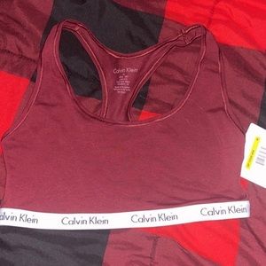 Calvin Klein red bralette
